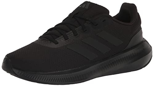 adidas Herren Run Falcon 3.0 Schuh, Schwarz/Schwarz/Kohle, 10