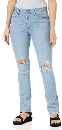 Levi's Damen 724 High Rise Straight Jean, Mind My Business, 28W / 32L