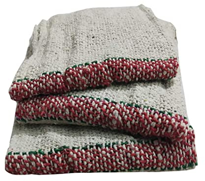 IMTRA FASHION Staubwedel Aus Reiner Baumwolle, Tuch, Pocha Off White (24 x 24 Zoll)