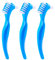 3 uds. Cepillo Limpiador para Ortodoncia | doble Cara y punta de Precisión | Limpieza Dentadura Postiza, Retenedor, Prótesis dental, Férula, Alineador
