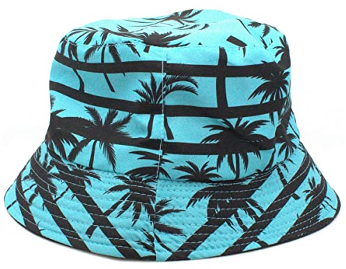 ayados Sommerhut Fischermütze Bucket Hat Sonnenhut Sonnenschutz Anglerhut Hut Unisex (Türkis)