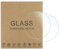 sourcing map 5Stk Uhr Glas Bildschirm Schutzfolien 38mm HD Temperiert Glas Hohe AL Kratzfest 9H Härte 2.5D Smartwatch Bildschirm Folie, geeignet für die flache Armbanduhr