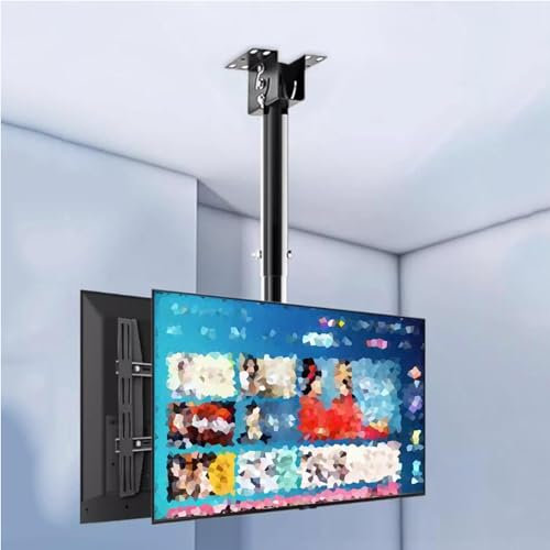 TV & Monitor Deckenhalterung - Doppelseitige TV-Deckenhalterung, Neig- Und Schwenkbar Für 50- Bis 75-Zoll-Fernseher, Maximales Gewicht 50 Kg Pro Bildschirm, Unterstützt Zwei (2) Bildschirme ( Size : 1