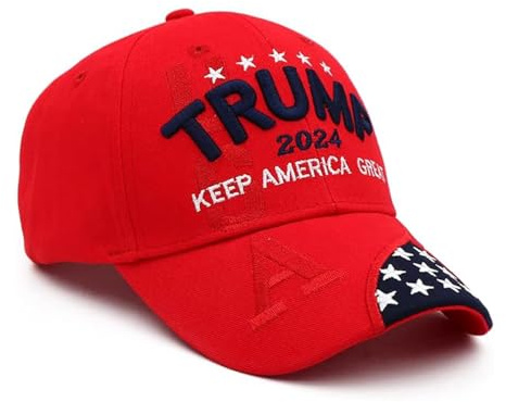 MAGA Hat Trump Hat Make America Great Again Donald Trump Hat Geschenk Stickerei Verstellbare Baseballkappe .., Keephat-Rot, M/L