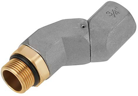 3/4 Zoll Kraftstoffschlauch Universalgelenk, 360 Grad Drehung BSPP Kraftstofftransferschlauchanschluss Multi Plane Kraftstoffflugzeug Drehgelenk