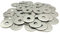 Rondelle in metallo M4 Inox Ø esterno 16 mm | Rondella piatta extra larga M4 x 16 mm | Acciaio inossidabile A2 (V2A/304) standard NFE 25513 LL | Legno/metallo/dadi, viti/ecc: Set di 50 pezzi - ProRaje