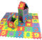 Tixiyu Alphabet-Zahlen-Spielmatte, Weicher, Sicherer Eva-Schaum, ABC-Alphabet-Schaumstoffmatte, 36 Stück, Leicht zu Reinigende Fliesen für, mit Leuchtenden Farben, für die Entwicklung