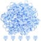 100 Pieces Plastic Lash Glue Holder, Disposable Glue Rings for Eyelash Extensions,Quick Blossom Cups for Eyelash Makeup