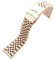 TVKSIPAR Bracelet De Montre En Acier 20 Mm 22 Mm, Bracelet De Rechange Universel En Métal, Compatible Avec Seiko, Samsung, Galaxy Watch 3(Rose Gold,20mm)