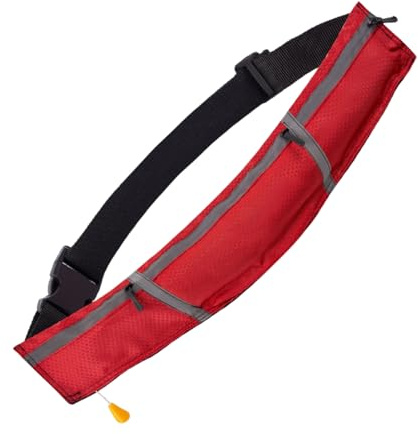 Cintura da nuoto per aerobica in acqua, da donna, 150 N, cintura salvagente, auto-gonfiabile, anello riflettente per piscina