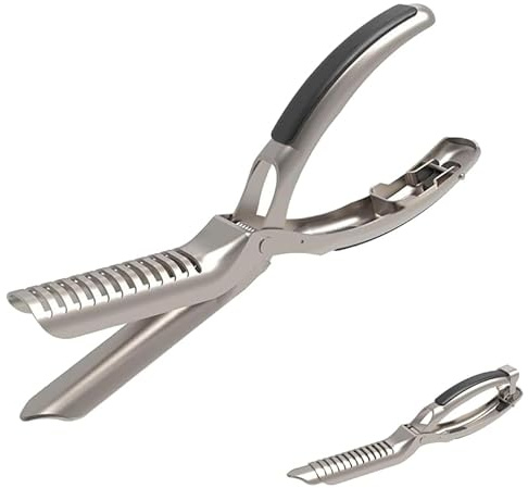 Rippenhäutchen-Entferner aus Edelstahl, Grill-Gadget für die Zubereitung von BBQ-Rippen, Werkzeug zum Entfernen der Silberhaut, ergonomisches Design für einfaches, spülmaschinenfestes Grillzubehör