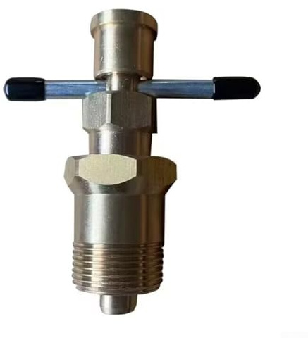 Extracteur d'olive pour raccords NPT de 1,27 cm et 1,9 cm, extracteur de manchon en laiton pour valves d'arrêt, avec L amovible (noir)