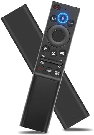 Ersatz Fernbedienung für Samsung, Universal Sprachfernbedienung für Samsung | Ersatz Sprachfernbedienung mit Schnellzugriffstasten für Samsung Smart TV, Neo LED 4K HD TV, Schwarz