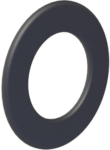 Feuercampus Ofenrohr Rosette Ø 150 mm Schwarz - Wandabdeckung für Kaminofen, hitzefest, elegantes Design, einfache Montage, langlebig, CE-zertifiziert, ideal für Festbrennstoffe