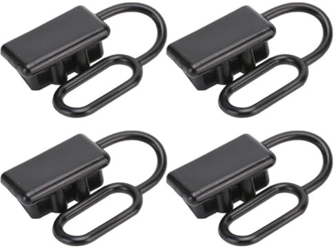 SPORTARC Lot de 4 cache-connecteurs de batterie 50 A, anti-poussière pour prises d'alimentation CC, protection étanche, bateau, remorque, caravane
