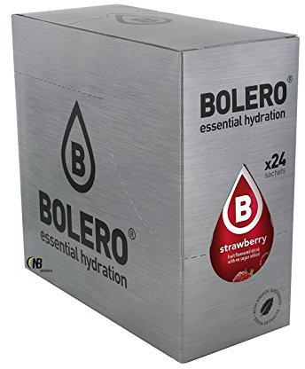 Bolero Drinks 24 bustine da 9 grammi gusto THE AL LIMONE (LEMON ICE TEA) - Preparato istantaneo per Bevande con Stevia e Vitamina C e Senza Zucchero
