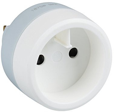 Legrand 050386E viaje, adaptador Europa USA, Adaptateur de Voyage, Europe, Blanc