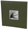 Unitex Fotoalbum in 34x34 cm 40 creme Seiten Jumbo Buchalbum Fotobuch: Farbe: Grün