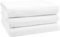 ZOLLNER Juego de 3 Toallas de Ducha, Blanco, 70x140 cm, 100% algodón