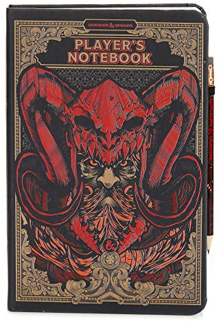 Paladone 5055964742799 D&D Notebook and Pencil
