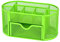 Mesh Desk Office Organizer,Multifunction Pen Holder with Drawer Stationery Storage Desktop Green