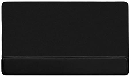 MoYouno Oversized Mouse Pad with Wrist Rest Cushion Support, Keyboard Mat, 70 x 40cm, Ergonomic Large Mouse Mat for Laptop Computer Anti-slip, Comfortable, Black