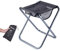 Azarxis Camping Klapphocker, Tragbare und Leichte Hocker für Angeln Wandern Garden BBQ mit Tragetasche (Grau - L)