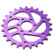 KHEbikes KHE BMX Kettenblatt 25 Zähne LILA VIOLETT Purple ELOXIERT CNC nur 78g