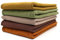 5x 0,25m Bündchenstoff Set Schlauchware 70cm breit 95% Baumwolle, 5% Elasthan Auswahl Jersey (Naturtöne, 5er Set)