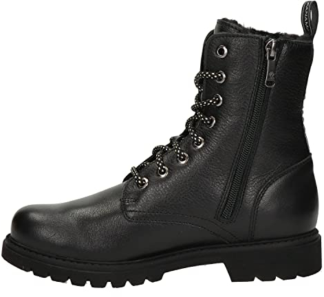 Panama Jack Friesland, Combat Stiefel für Damen, Schwarz B001, 41 EU