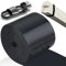 TEUVO Klett Kabelbinder, 100mm x 3M Nicht Klebstoff Klettverschluss für Kabel Binden, DIY Handwerk, Vorhangbefestigung, Wiederverwendbar Klettband für Cable Management rund Startseite und Büro