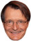 Karl Lauterbach (Glasses) Maske aus Karton