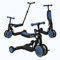 Looping SCOOTIZZ Draisienne Evolutive 5 en 1 avec Barre de poussée/Tricycle Bébé Évolutif/Trottinette Enfant | avec Barre de poussée, Bleu Océan