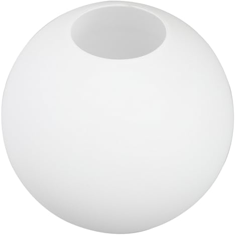 SOLUSTRE Kugel Mattierter Lampenschirm Lampenschirme Für Tischlampen Weiße Glaskugel Lampenschirm Deckenventilator Globus Ersatzkugel Kronleuchter Tischlampenschirm Lampenabdeckung