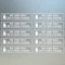 No Junk Mail or Flyers Leaflets Please 18 x 3.5 cm Self Adhesive Vinyl Window Transparent Sticker 10 PCS Security Warning Sign Removable Waterproof for Letterbox Door Parcel Box Outdoor