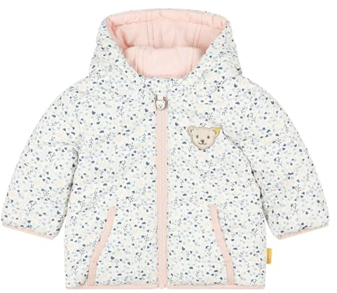 Steiff Baby-Mädchen Wendejacke, Cloud Dancer, 56