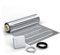 WARMON elektrische Fußbodenheizung für Laminat: Zweiader-Heizmatte mit Aluminiumfolie AluPro-150 (150 W/m²) mit Thermostat AC3082H analog, weiß - 4 m²
