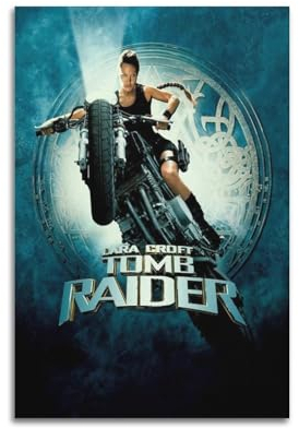 VZRSQZK Tomb Raider-Film-Poster, dekoratives Gemälde, Leinwand-Wandposter und Kunstdruck, modernes Familienschlafzimmer-Dekor-Poster, 20 x 30 cm