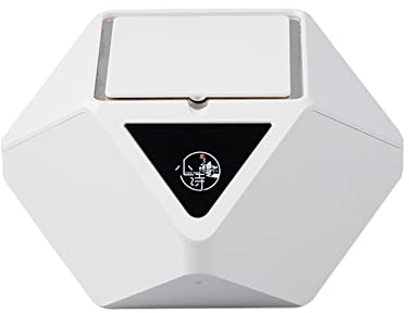 FCSHFC Intelligent Cendrier Anti Odeur for La Maison avec Ouverture Automatique du Couvercle Ions Négatifs Purificateur d'air Cendrier Aspirateur De Fumée