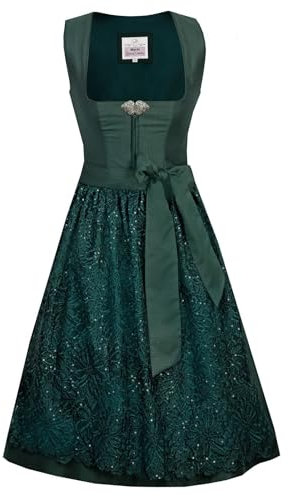 MarJo Damen Dirndl NADESCHA flaschengrün 40