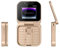 Annadue 2G Klapphandy, 1,77 Zoll Große Tasten, Stilvolles Klapphandy, Dual SIM Dual Standby 3 Karten Kompakthandy für Senioren und Studenten (Gold)
