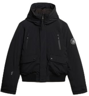 Superdry Damen Wattierte City Bomberjacke Schwarz 44