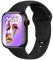 ELETTRONEO SBC1 Bracelet Sport pour Apple Watch Band Ultra 2 49mm, Series 10 46mm, 9 8 7 45mm 41mm, SE 6 5 4 44mm 40mm, 3 2 1 42mm 38mm Femme Homme Silicone, Noir