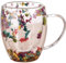 Generic Mug design double paroi en verre avec fleurs séchées Transparent 350 ml