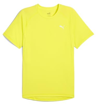 PUMA Men's Velocity Running T-Shirt, Lemon Sherbert Yellow, XL