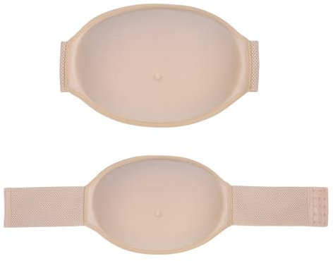 Oreilet Faux Ventre Grossesse Réglable à 3 Rangées Crochets, Ventre Artificiel En Mousse pour Femme Enceinte, Accessoire Déguisement pour Film Ou Série Télévisée, Faux Ventre Bébé (M)