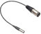 Cpolebev Cable de Audio con Conector Mini XLR Macho de 3 una Macho de 3 XLR Macho una Mini XLR Macho Conector de Cable de Audio Cable de MicróFono