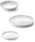 Guzzini - Gocce, EVERYDAY, Set 6 Posti Tavola in Porcellana - Bianco, (Dinner plate) Ø27,8 cm; (Soup plate) Ø20,3 cm; (Fruit plate) Ø19,7 cm - 29970011
