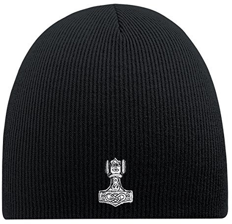 Fan-O-Menal Beanie Mütze Thorhammer 55616 schwarz
