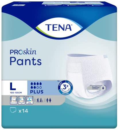 Tena Pants Plus L bei Inkontinenz, 14 St